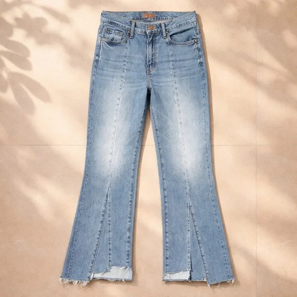 MOTHER The Insider Crop Step Fray Jeans – Size 25 - Picture 1 of 13